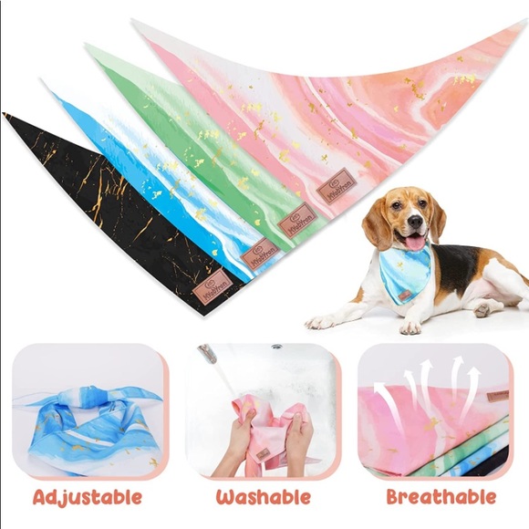 4 dog bandanas - Picture 5 of 9